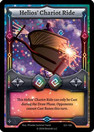 Image of Helios' Chariot Ride (SS1-106) - Shattered Stars Chapter 1 SS1 Holo
