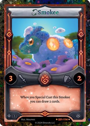 Image of Smokee (SS1-114) - Shattered Stars Chapter 1 SS1 Reverse Holo
