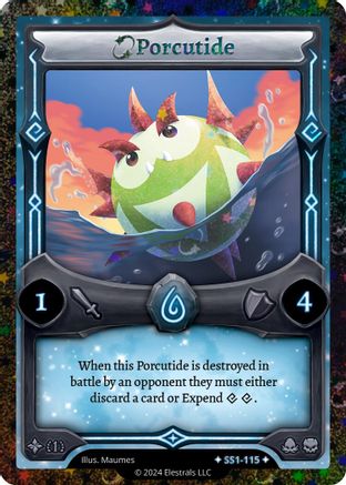 Image of Porcutide (SS1-115) - Shattered Stars Chapter 1 SS1 Reverse Holo