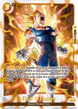 Image of Final Explosion (Alternate Art) (FB03-102) - Raging Roar Alternate Art Reprints Holofoil