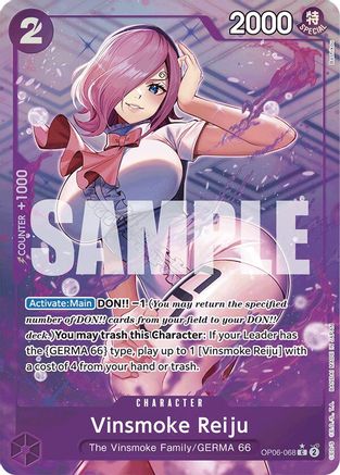 Image of Vinsmoke Reiju (OP06-068) (Full Art) (OP06-068) - Premium Booster -The Best- Foil