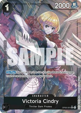 Image of Victoria Cindry (Full Art) (OP06-091) - Premium Booster -The Best- Foil