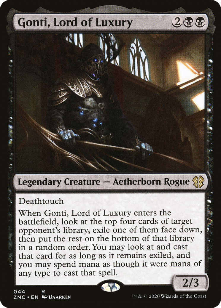 Image of Gonti, Lord of Luxury (ZNC-044) - Zendikar Rising Commander