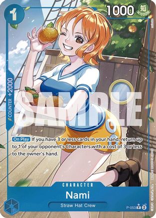 Image of Nami (P-053) (Full Art) (P-053) - Premium Booster -The Best- Foil