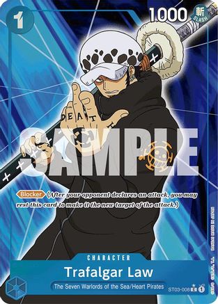 Image of Trafalgar Law (ST03-008) (Full Art) (ST03-008) - Premium Booster -The Best- Foil