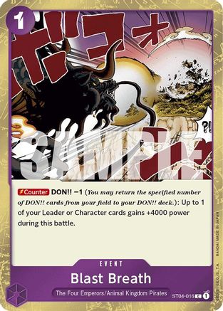 Image of Blast Breath (Jolly Roger Foil) (ST04-016) - Premium Booster -The Best- Foil