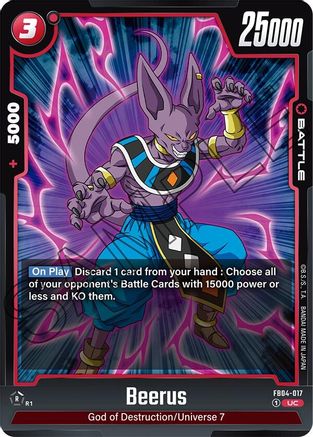 Image of Beerus (FB04-017) - Ultra Limit