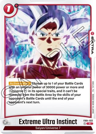 Image of Extreme Ultra Instinct (FB04-022) - Ultra Limit Holofoil