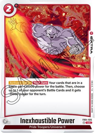 Image of Inexhaustible Power (FB04-025) - Ultra Limit