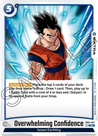 Image of Overwhelming Confidence (FB04-047) - Ultra Limit Holofoil