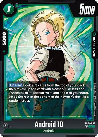 Image of Android 18 (FB04-057) - Ultra Limit