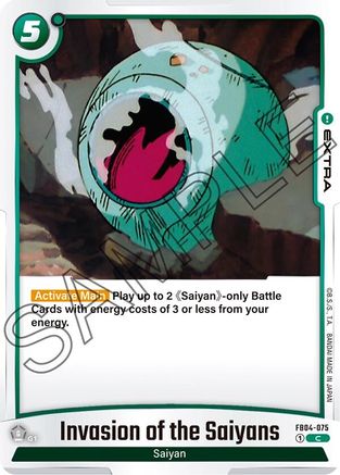 Image of Invasion of the Saiyans (FB04-075) - Ultra Limit