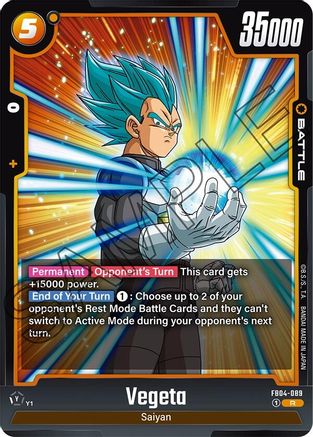 Image of Vegeta - FB04-089 (FB04-089) - Ultra Limit Holofoil