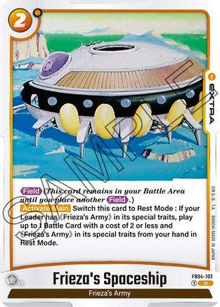 Image of Frieza's Spaceship (FB04-102) - Ultra Limit Holofoil