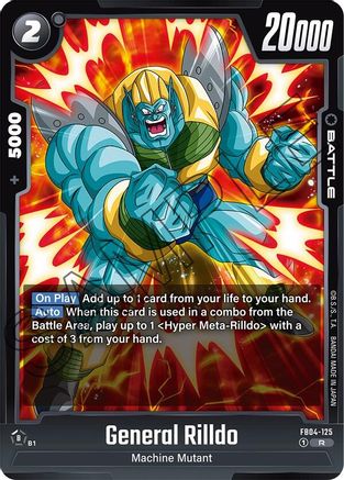 Image of General Rilldo (FB04-125) - Ultra Limit Holofoil