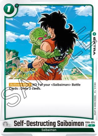 Image of Self-Destructing Saibaiman (FB04-074) - Ultra Limit Release Event Cards