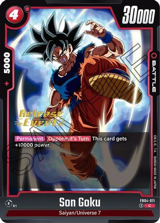 Image of Son Goku - FB04-011 (FB04-011) - Ultra Limit Release Event Cards