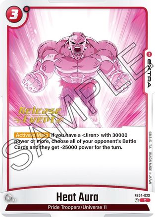 Image of Heat Aura (FB04-023) - Ultra Limit Release Event Cards