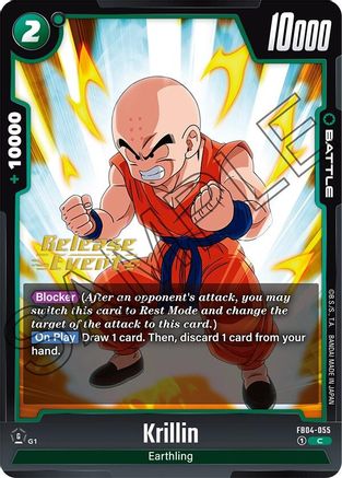Image of Krillin (FB04-055) - Ultra Limit Release Event Cards