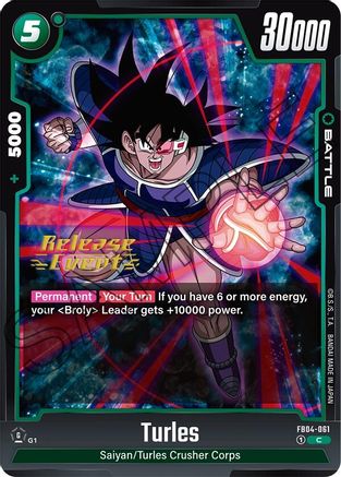 Image of Turles (FB04-061) - Ultra Limit Release Event Cards