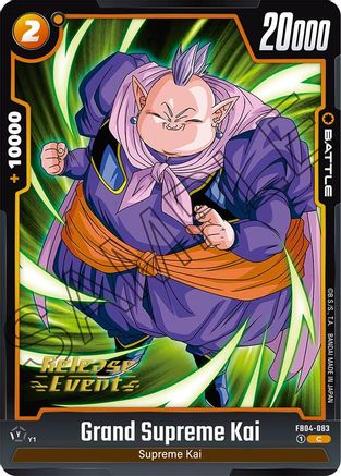 Image of Grand Supreme Kai (FB04-083) - Ultra Limit Release Event Cards
