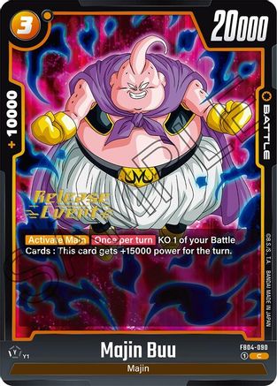 Image of Majin Buu (FB04-090) - Ultra Limit Release Event Cards