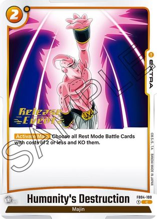 Image of Humanity's Destruction (FB04-100) - Ultra Limit Release Event Cards
