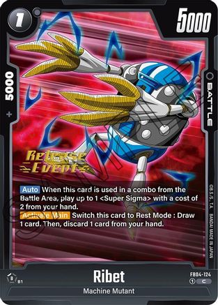 Image of Ribet (FB04-124) - Ultra Limit Release Event Cards