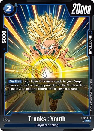 Image of Trunks : Youth (FB04-040) - Ultra Limit Release Event Cards