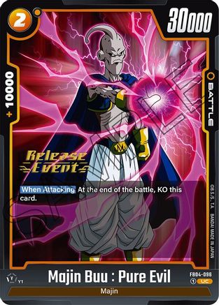 Image of Majin Buu : Pure Evil (FB04-096) - Ultra Limit Release Event Cards