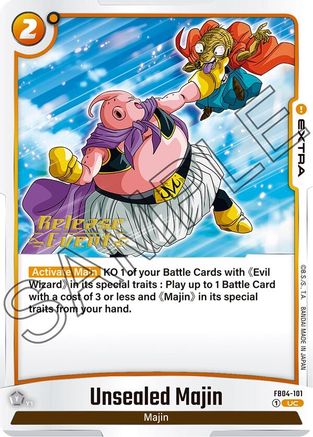 Image of Unsealed Majin (FB04-101) - Ultra Limit Release Event Cards