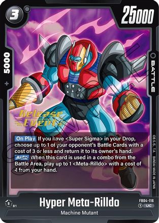Image of Hyper Meta-Rilldo (FB04-116) - Ultra Limit Release Event Cards