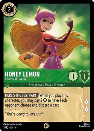 Image of Honey Lemon - Chemical Genius (11) - Disney Lorcana Promo Cards Cold Foil