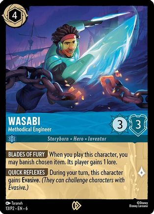 Image of Wasabi - Methodical Engineer (13) - Disney Lorcana Promo Cards Cold Foil