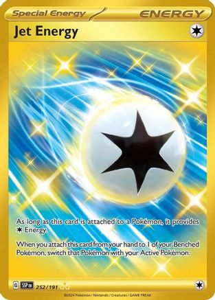 Image of Jet Energy 252/191  - Holofoil SV08 Surging Sparks - Hyper Rare