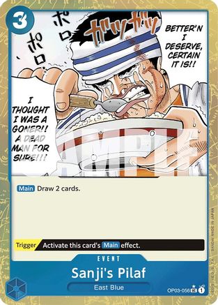 Image of Sanji's Pilaf (Textured Foil) (OP03-056) - Premium Booster -The Best- Foil