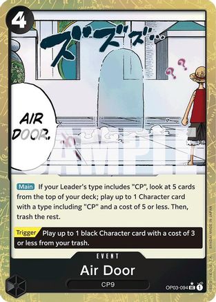 Image of Air Door (Textured Foil) (OP03-094) - Premium Booster -The Best- Foil