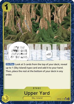 Image of Upper Yard (Textured Foil) (OP05-117) - Premium Booster -The Best- Foil