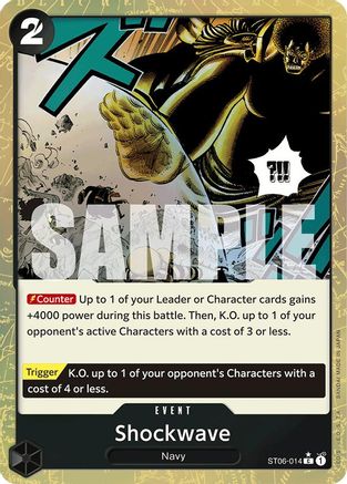 Image of Shockwave (Textured Foil) (ST06-014) - Premium Booster -The Best- Foil