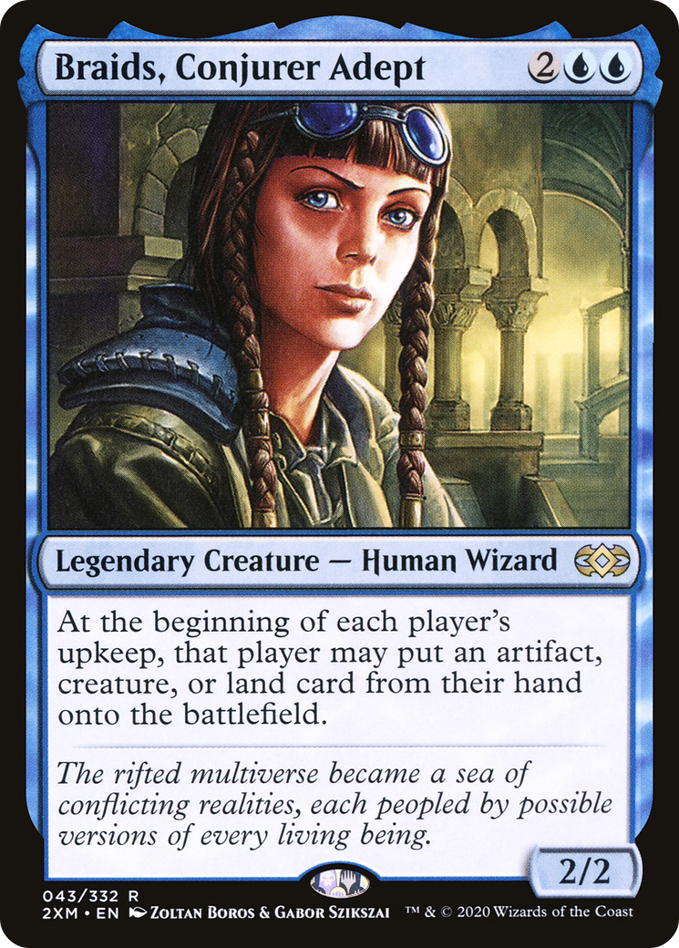 Image of Braids, Conjurer Adept (2XM-043) - Double Masters Foil