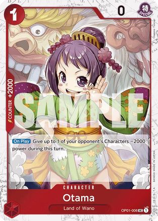 Image of Otama (Jolly Roger Foil) (OP01-006) - Premium Booster -The Best- Foil