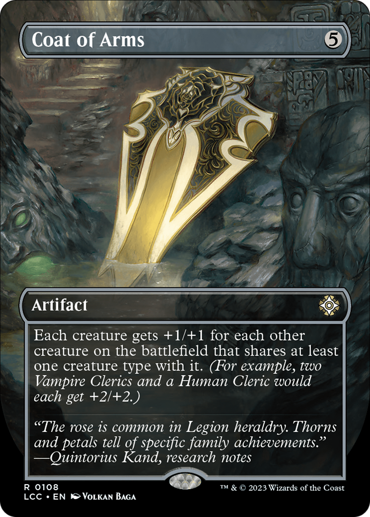 Image of Coat of Arms (Borderless) (LCC-108) - The Lost Caverns of Ixalan Commander (Borderless) Foil