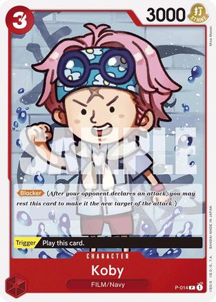 Image of Koby (Reprint) (P-014) - Premium Booster -The Best-
