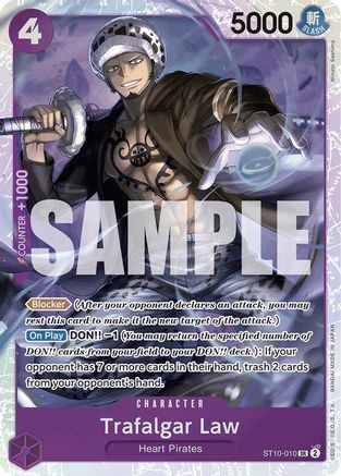Image of Trafalgar Law (ST10-010) (Reprint) (ST10-010) - Premium Booster -The Best- Foil
