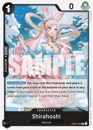 Image of Shirahoshi (OP05-082) (Reprint) (OP05-082) - Premium Booster -The Best- Foil