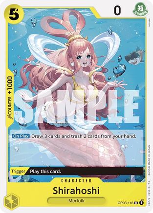 Image of Shirahoshi (OP03-116) (Reprint) (OP03-116) - Premium Booster -The Best-