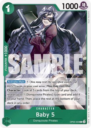 Image of Baby 5 (OP05-034) (Reprint) (OP05-034) - Premium Booster -The Best- Foil