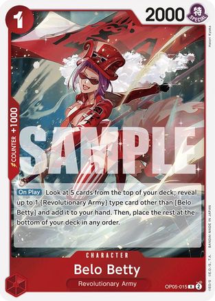 Image of Belo Betty (OP05-015) (Reprint) (OP05-015) - Premium Booster -The Best- Foil