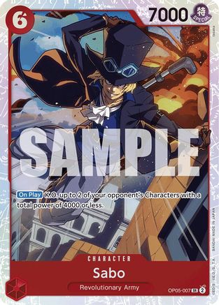 Image of Sabo (OP05-007) (Reprint) (OP05-007) - Premium Booster -The Best- Foil