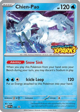 Image of Chien-Pao 152  - Holofoil SV Scarlet & Violet Promo Cards - Promo